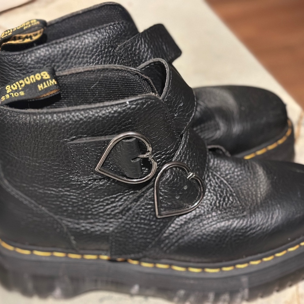 Dr. Marten Devon Heart boots.